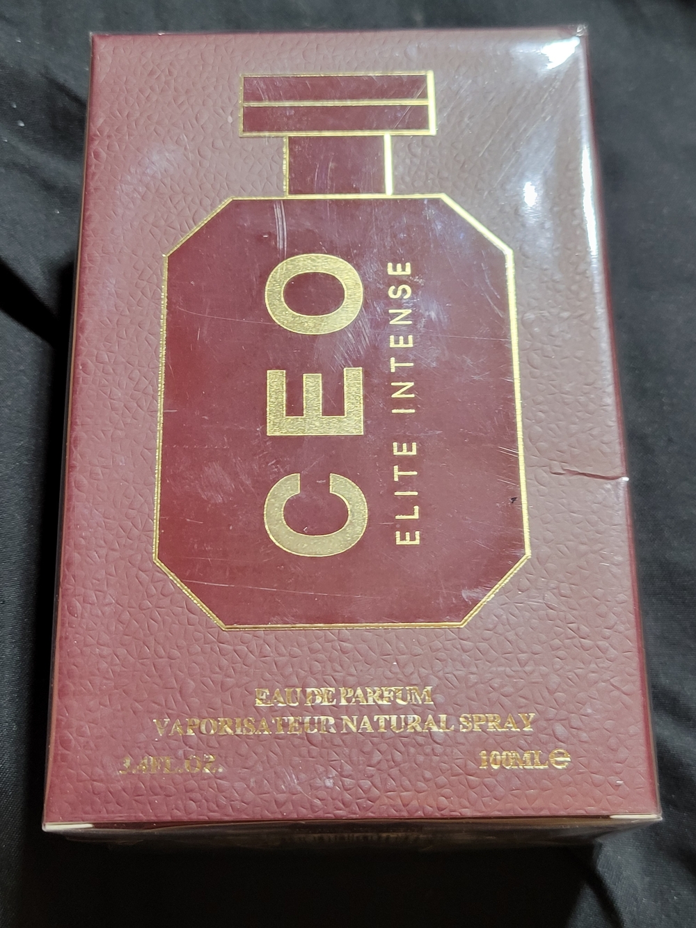 Creed CEO Elite Intense - Burgundy with Gold Accents